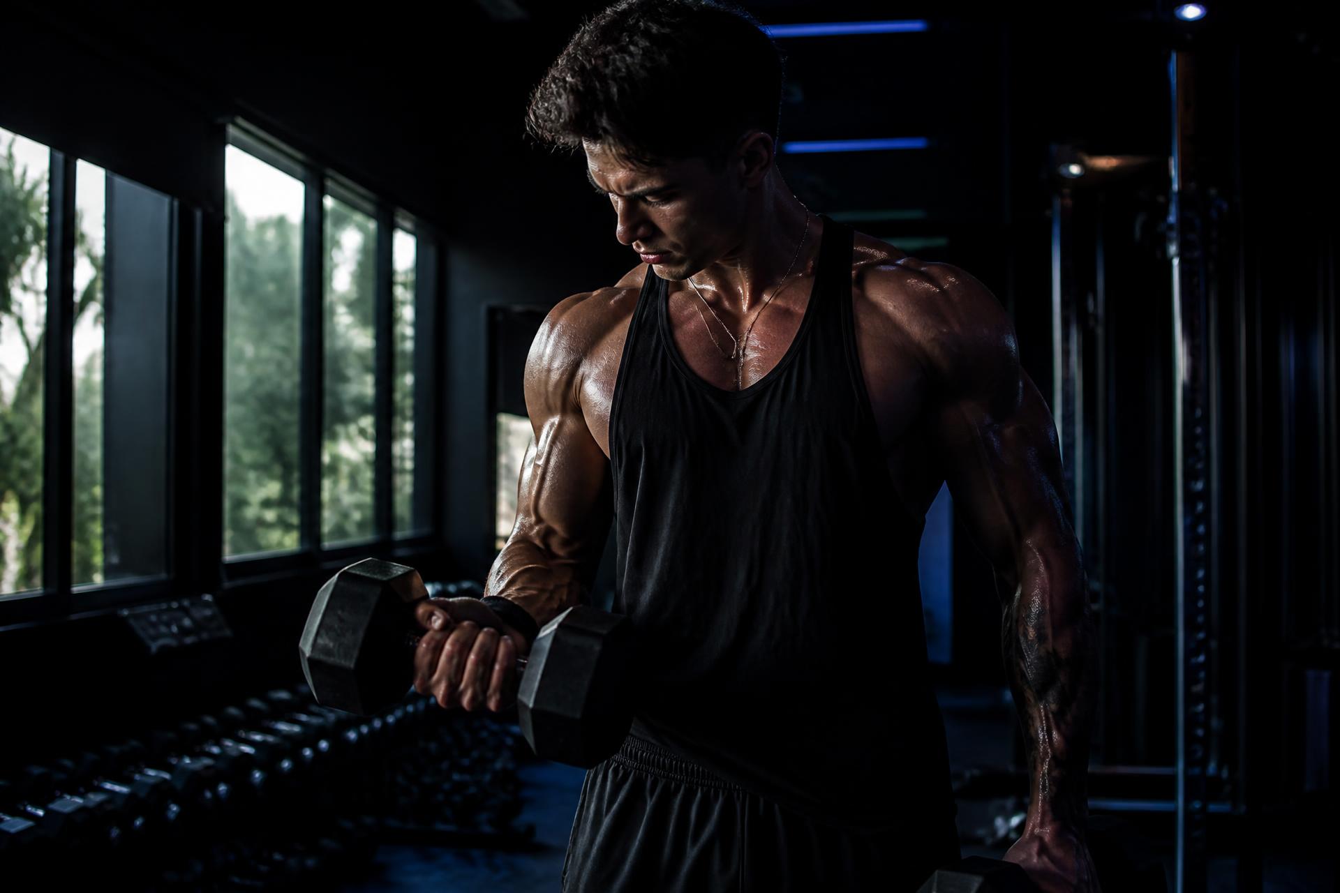 Athlete training at Prototype's private Miami Beach performance facility